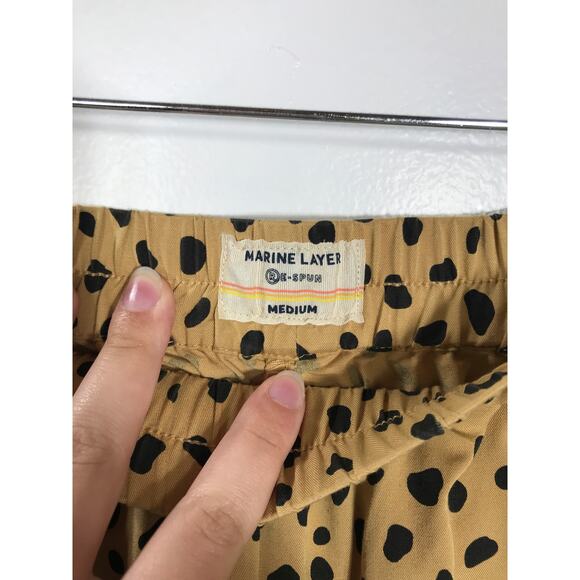 Marine Layer Allison Pant Women's M Spotted Cheetah Soft Modal Lightweight - Picture 6 of 12